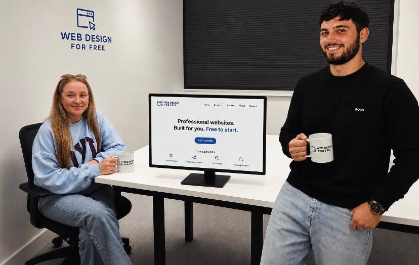 Tom and Sophie from WebDesignForFree