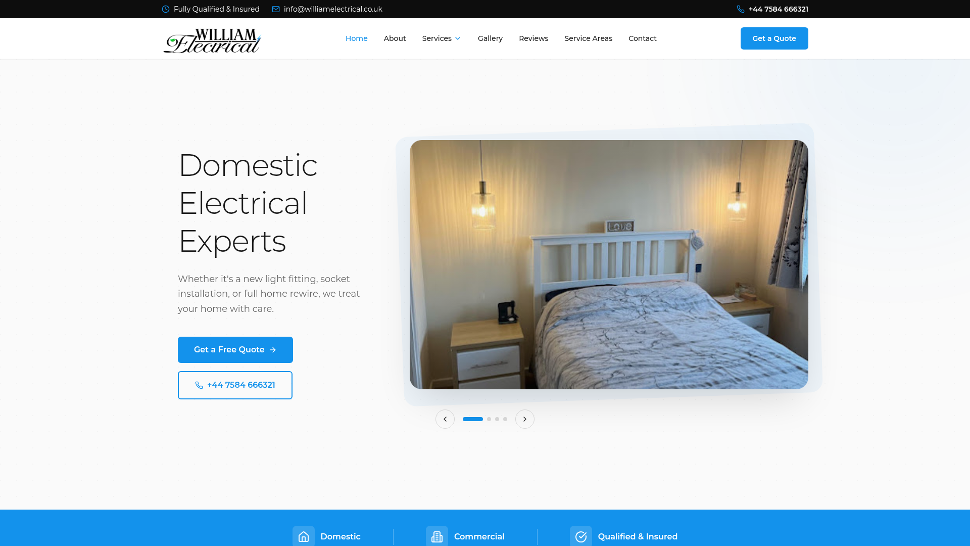 William Electrical website preview